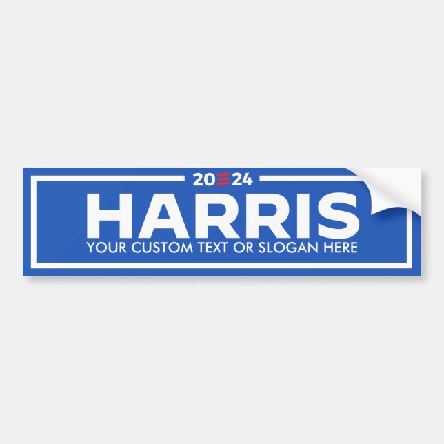 Pegatina Para Coche Crear tu propio Harris 2024 (Frente)
