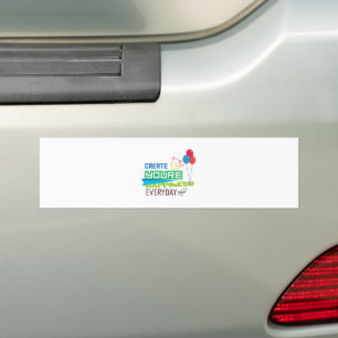 Pegatina Para Coche Crear tus citas de motivación diarias  