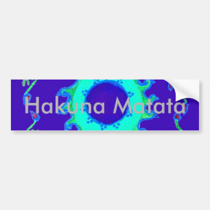 Pegatina Para Coche Create Your Own Iridescent Blue Floral Art