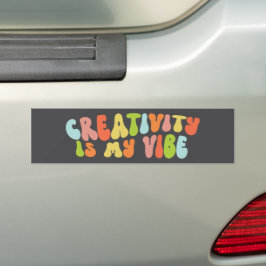 Pegatina Para Coche Creatividad Groovy es mi opinión, artista creativo