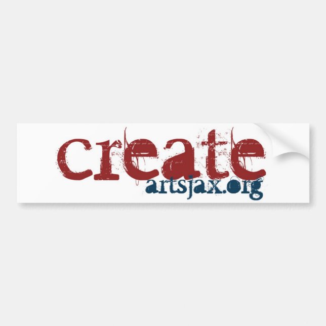 Pegatina Para Coche Cree Bumpersticker (Frente)