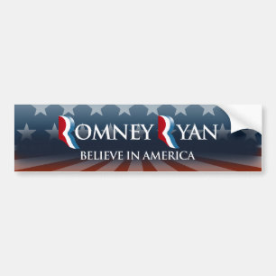 Pegatina Para Coche CREE EN AMÉRICA CON ROMNEY RYAN -.png