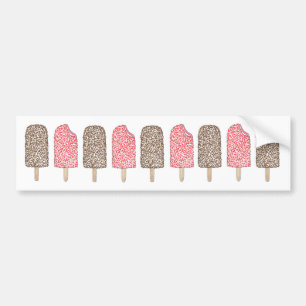 Pegatina Para Coche Crema De Hielo Eclair Popsicle Popsicles Sticker