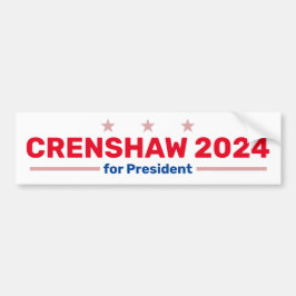 Pegatina Para Coche Crenshaw 2024 parachoques