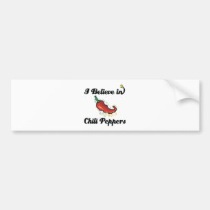 Pegatina Para Coche creo en los chiles