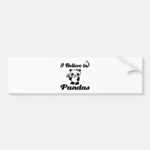 Pegatina Para Coche creo en los pandas