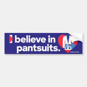 Pegatina Para Coche Creo en pantsuits.