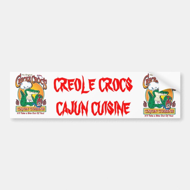 PEGATINA PARA COCHE CREOLE-CROC (Frente)