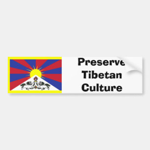 Pegatina Para Coche Cría del tibetano del coto
