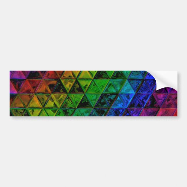 Pegatina Para Coche Cristal de orgullo (Frente)