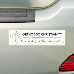 Pegatina Para Coche Cristianismo ortodoxo diciendo la verdad desde el