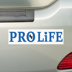 Pegatina Para Coche Cristiano a favor del aborto