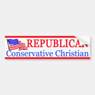 Pegatina Para Coche Cristiano conservador