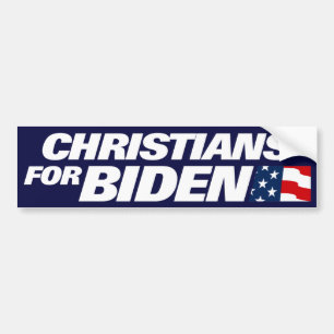 Pegatina Para Coche Cristianos Para Biden 2024