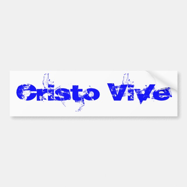 Pegatina Para Coche Cristo Vive (Frente)