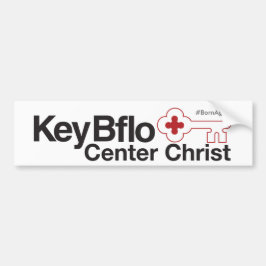 Pegatina Para Coche Crítico Centro Bflo Cristo #Nacido De NuevoBflo