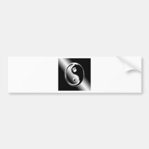 Pegatina Para Coche Cromo fresco abstracto Ying Yang