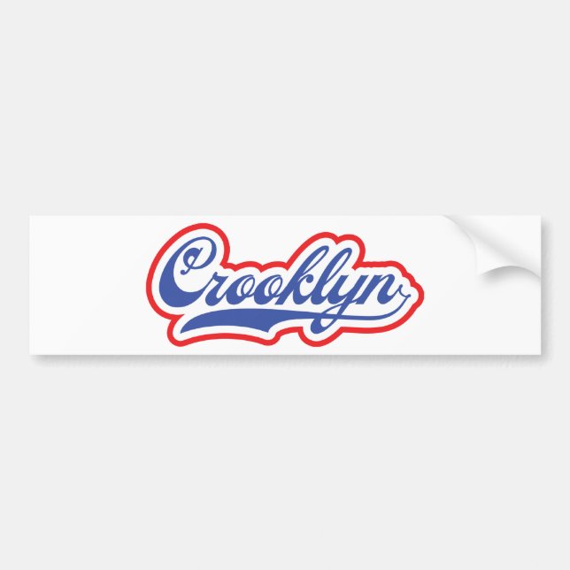Pegatina Para Coche Crooklyn, NYC (Frente)