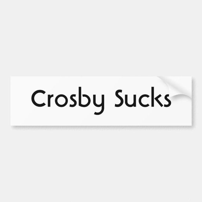 Pegatina Para Coche Crosby chupa (Frente)