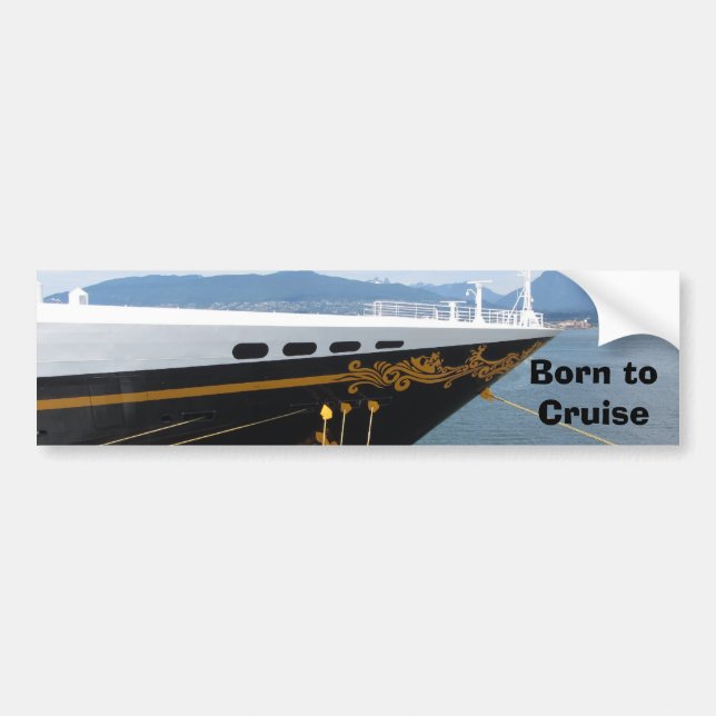 Pegatina Para Coche Crucero con frase (Frente)