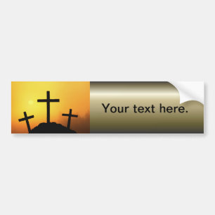 Pegatina Para Coche Cruces y escenas de Domingo de Pascua y de Ramos