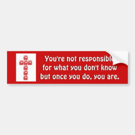 Pegatina Para Coche Cruz De Corazones