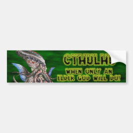 Pegatina Para Coche Cthulhu Bumper Sticker
