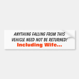 Pegatina Para Coche Cualquier cosa que baja de este vehículo no