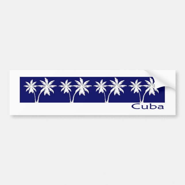 Pegatina Para Coche Cuba (Frente)