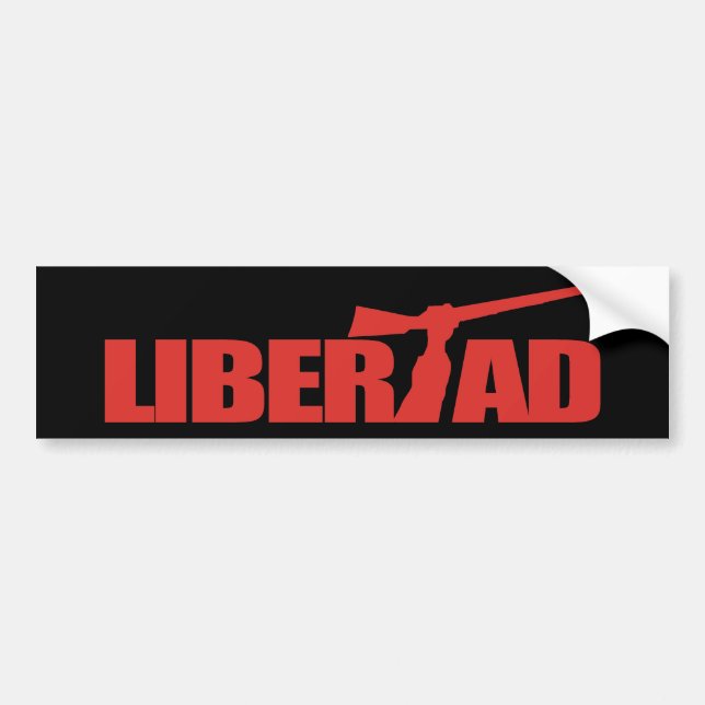 Pegatina Para Coche Cuba-Libertad Bumper Sticker (Frente)