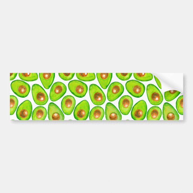 Pegatina Para Coche Cubierta de aguacate (Frente)
