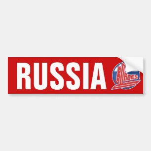 Pegatina Para Coche Cuchillas de Rusia