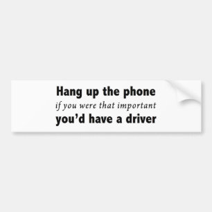 Pegatina Para Coche Cuelgue para arriba el teléfono
