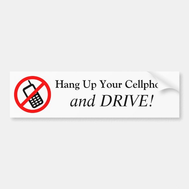 Pegatina Para Coche ¡Cuelgue para arriba su teléfono celular y (Frente)