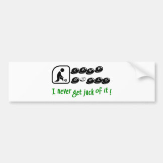 Pegatina Para Coche ¡Cuencos del césped - nunca consigo Jack de él!