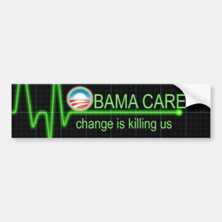 Pegatina Para Coche Cuidado de Obama