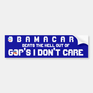 PEGATINA PARA COCHE CUIDADO DE OBAMACARE V. GOP DO NO
