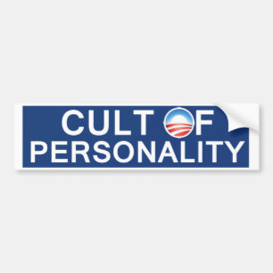 Pegatina Para Coche Culto de Obama de la personalidad