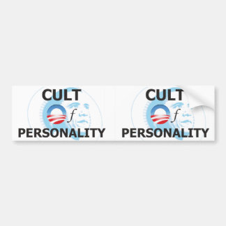 Pegatina Para Coche Culto de Obama de la personalidad