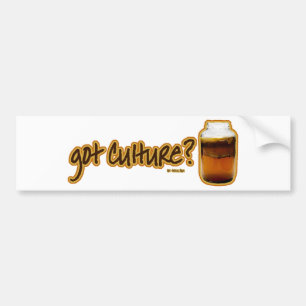 Pegatina Para Coche ¿Cultura conseguida? Kombucha