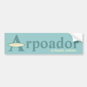 Pegatina Para Coche Cultura de playa Arpoador RJ