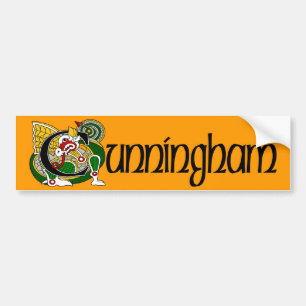 Pegatina Para Coche Cunningham Celtic Dragon Bumper Sticker