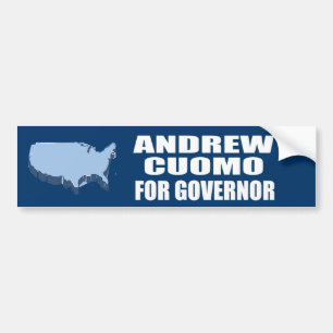 PEGATINA PARA COCHE CUOMO DE ANDREW PARA EL GOBERNADOR