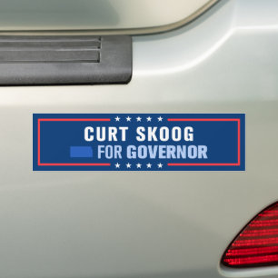 Pegatina Para Coche Curt Skoog para Gobernador de Kansas