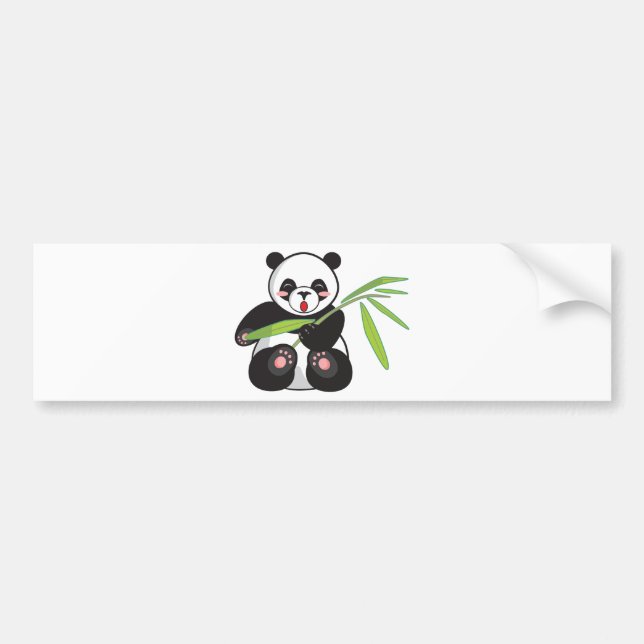 Pegatina Para Coche Cute Panda (Frente)