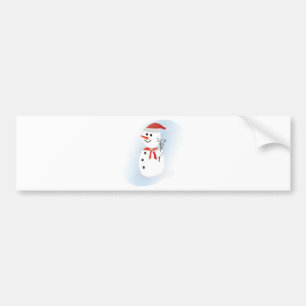 Pegatina Para Coche Cute Snowman