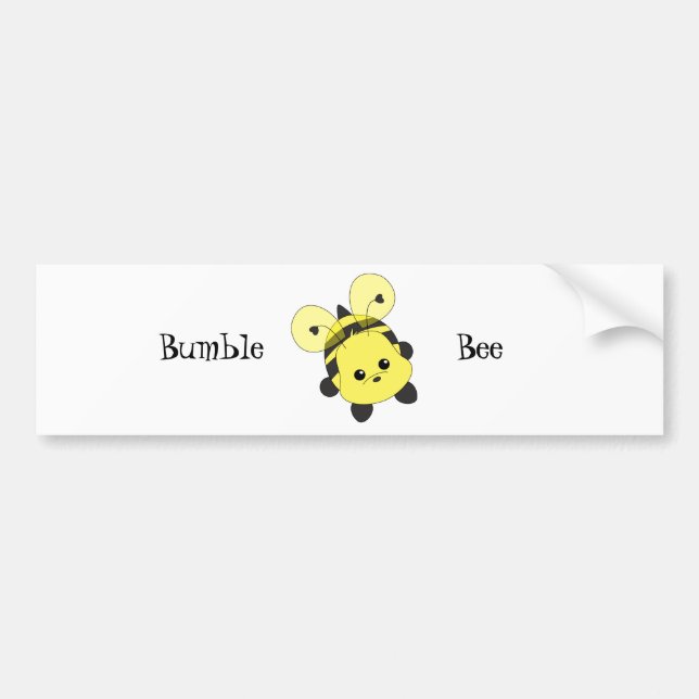 Pegatina Para Coche Cutie Bee (Frente)