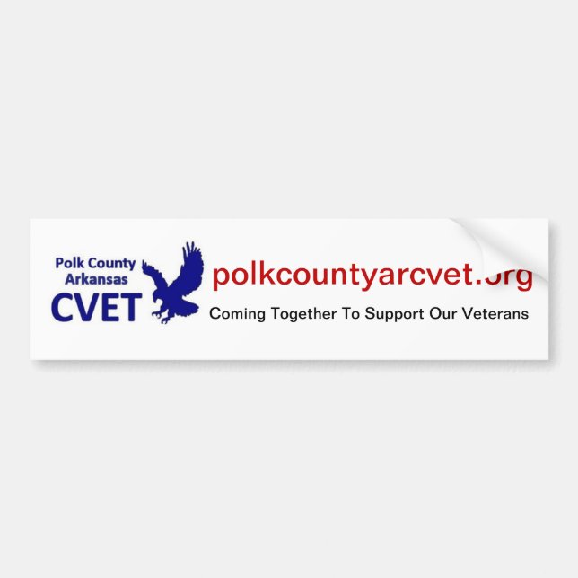Pegatina Para Coche CVET Bumper Sticker (Frente)