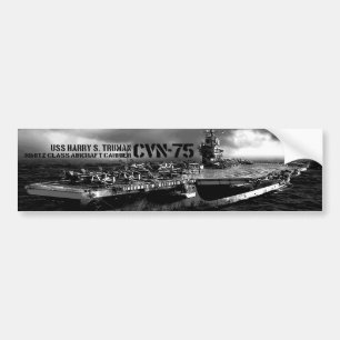 Pegatina Para Coche CVN-75 Harry S. Truman Bumper Sticker