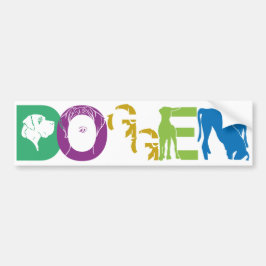 PEGATINA PARA COCHE D O G G E N